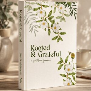 rooted and grateful: a daily gratitude journal for intentional living